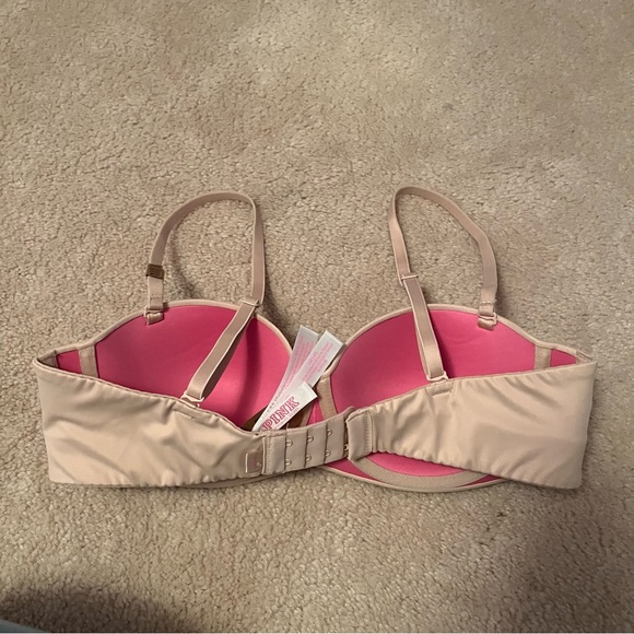 NWT! Victoria’s Secret PINK ‘Strapless Lightly Lined Bra’ - Picture 4 of 7